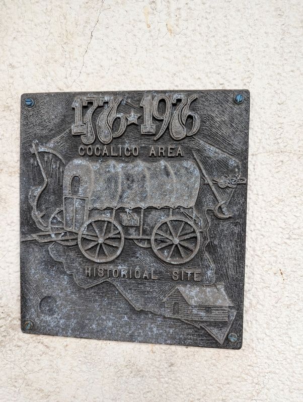 Cocalico Area Historical Site Marker on the building image. Click for full size.