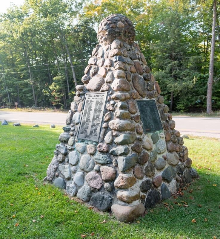 Peninsula Township War Memorial, War Memorial image. Click for full size.