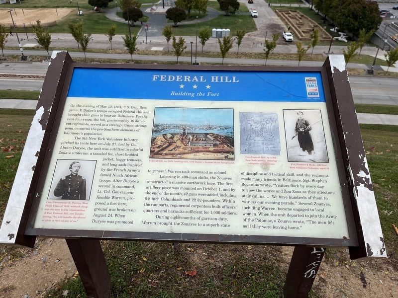 Federal Hill Marker image. Click for full size.