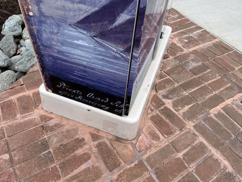 Private Armed Schooner of Baltimore Marker [Left side] image. Click for full size.