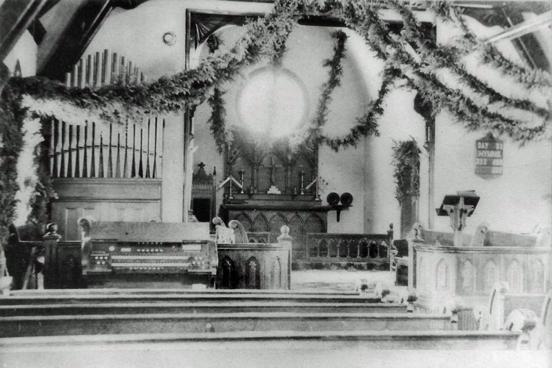Marker detail: Church Interior image. Click for full size.