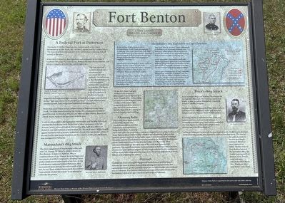 Fort Benton Marker image. Click for full size.