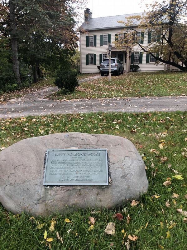 Bailey Hobson’s House Marker. Click for full size. Bailey Hobson’s House Marker image. Click for full size.
