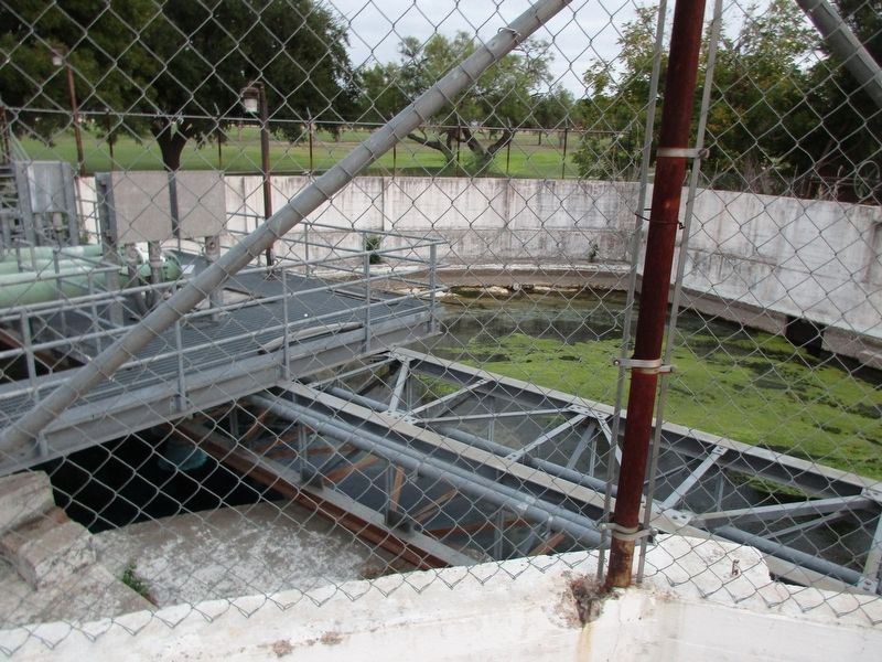 Water pumped from San Felipe Spring image. Click for full size.