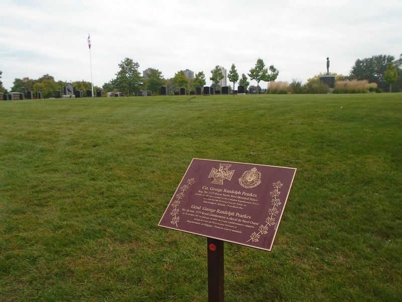 Cst./Gend. George Randolph Pearkes Marker image. Click for full size.