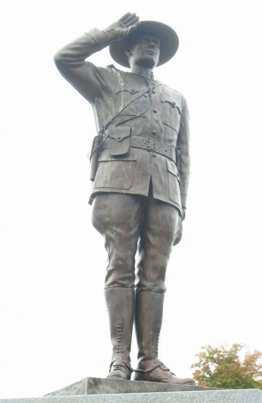 RCMP National Memorial Cemetery Honour Roll Statue image. Click for full size.