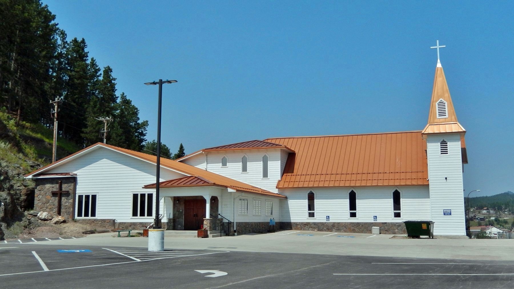 The Little White Church (<i>south elevation</i>) image. Click for full size.