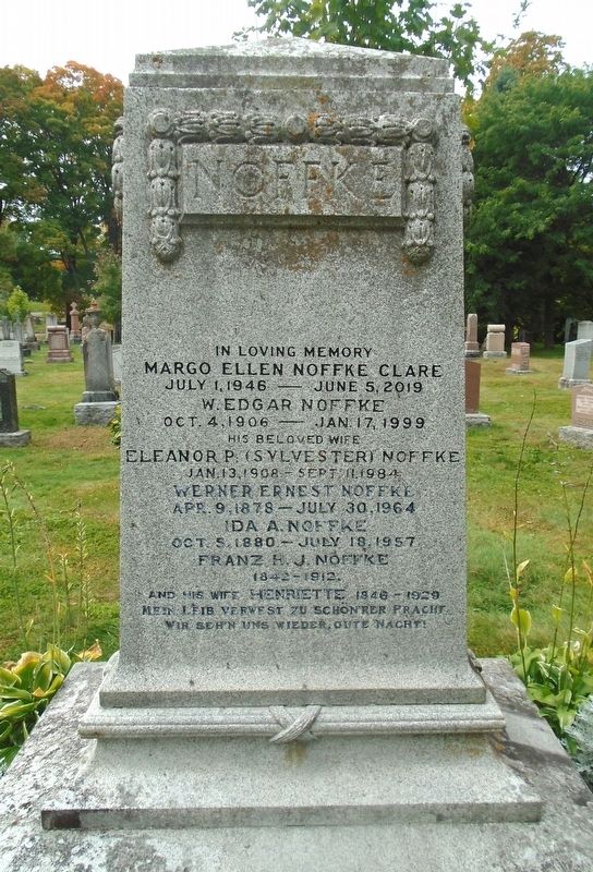 Werner Ernest Noffke Monument image. Click for full size.