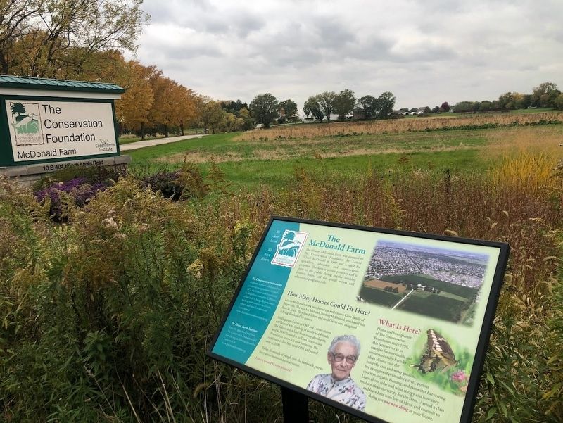 The McDonald Farm and Marker image. Click for full size.