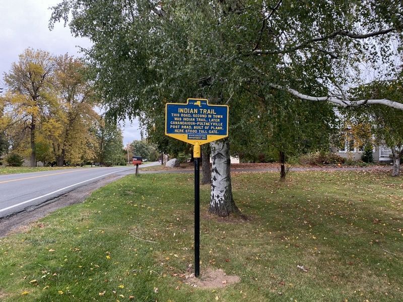 Indian Trail Marker. Click for full size. Indian Trail Marker image. Click for full size.