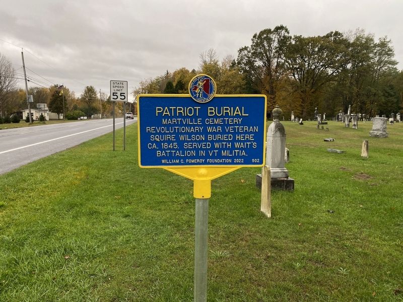 Patriot Burial Marker image. Click for full size.