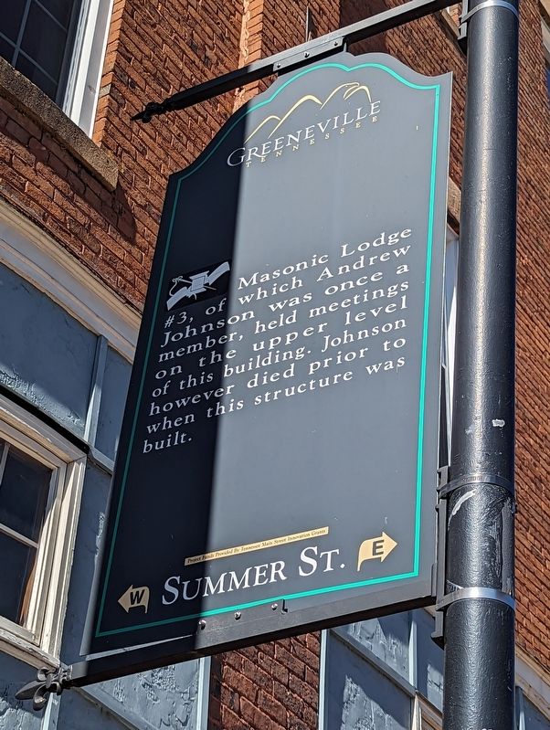 Masonic Lodge Marker. Click for full size. Masonic Lodge Marker image. Click for full size.