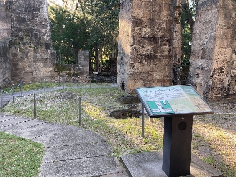 Marker and surrounding ruins image. Click for full size.