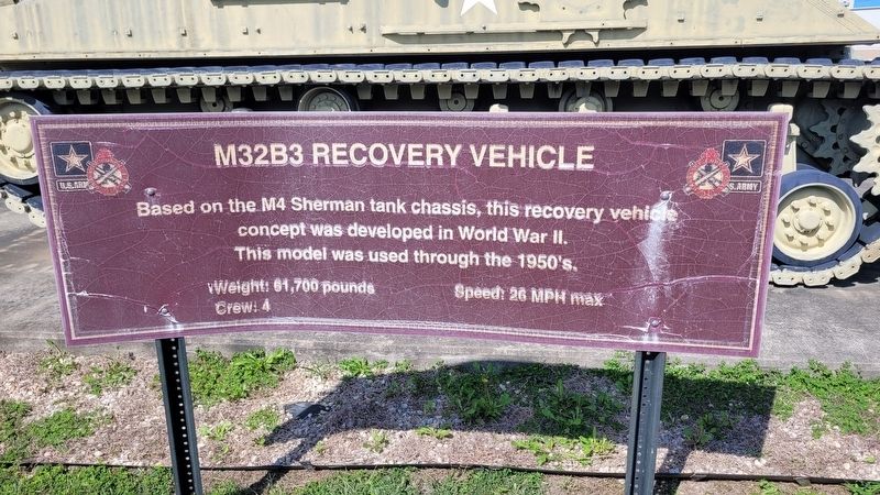 M32B3 Recovery Vehicle Marker image. Click for full size.