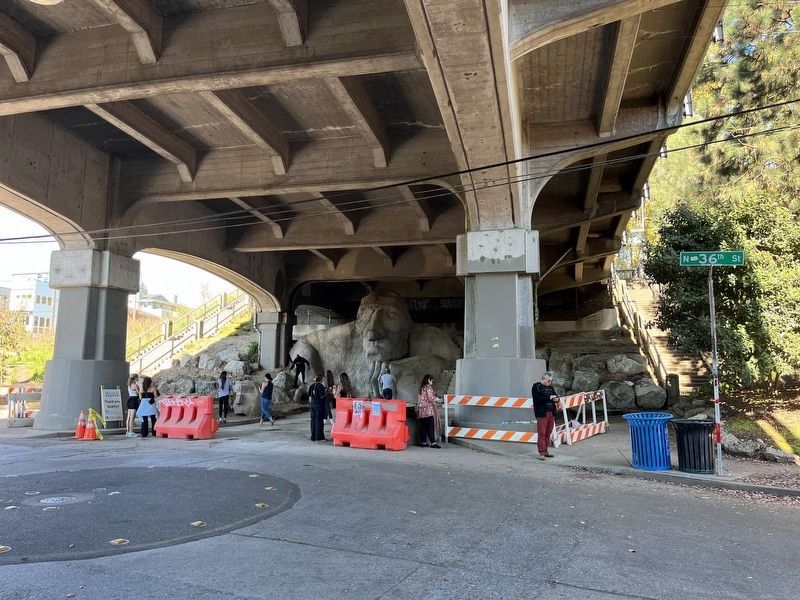 The Fremont Troll Marker image. Click for full size.