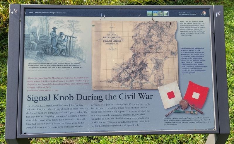 Signal Knob During the Civil War Marker image. Click for full size.