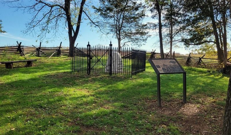 Stand of the Eighth Vermont Marker image. Click for full size.