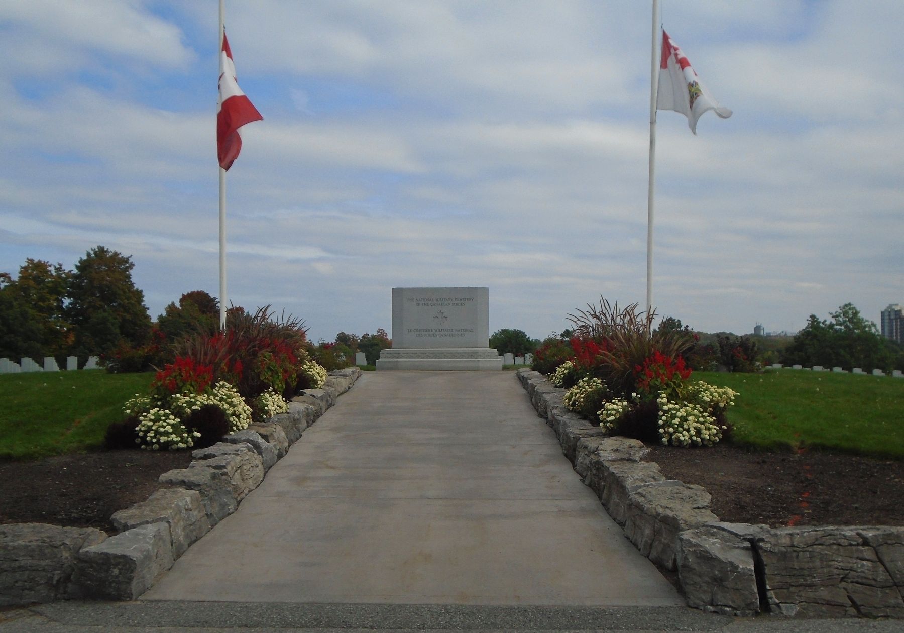 The National Military Cemetery of the Canadian Forces Monument image. Click for full size.