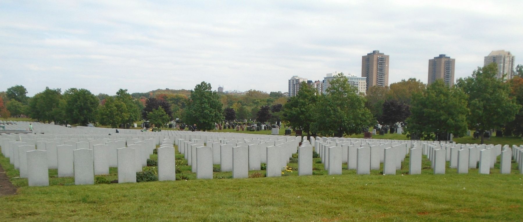 View From The National Military Cemetery of the Canadian Forces Monument image. Click for full size.