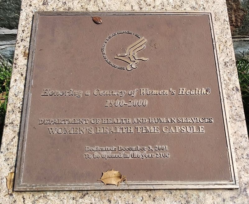 <i>Honoring a Century of Women's Health</i> Marker image. Click for full size.