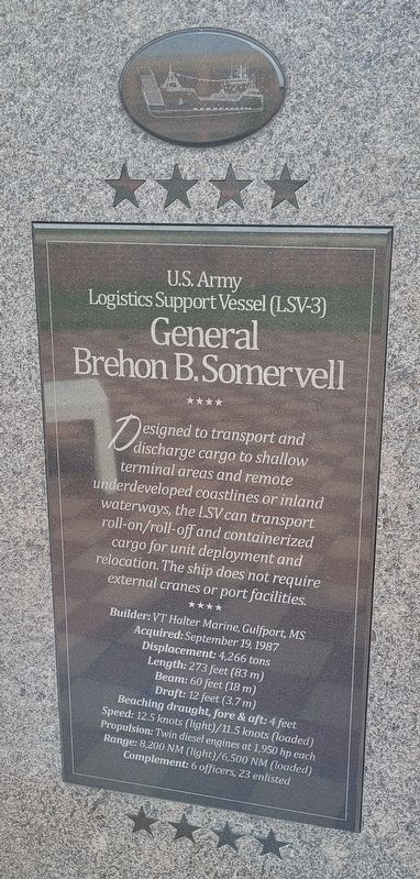 General Brehon Burke Somervell Marker - Panel 5 image. Click for full size.