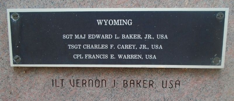 Wyoming Medal of Honor Recipients Marker image. Click for full size.