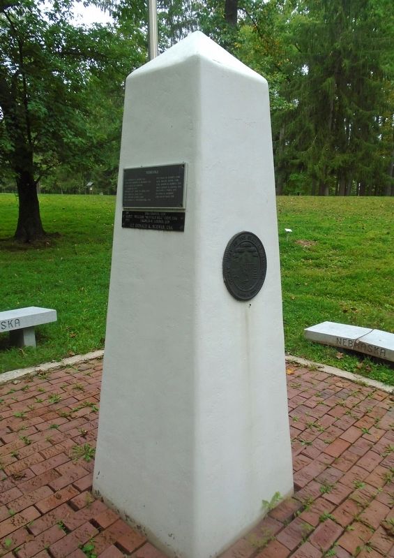 Nebraska Medal of Honor Recipients Memorial Obelisk image. Click for full size.