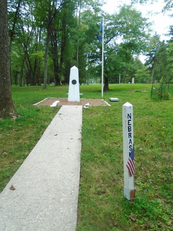 Nebraska Medal of Honor Recipients Memorial Plaza image. Click for full size.