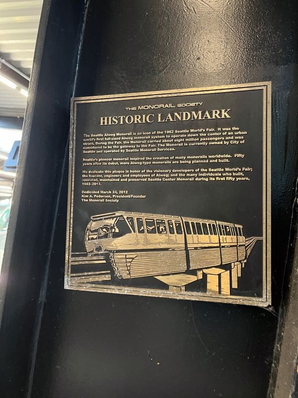 The Monorail Society Marker image. Click for full size.