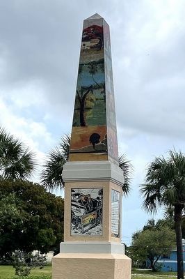 Highwaymen Obelisk, Fort Pierce, Florida image. Click for full size.