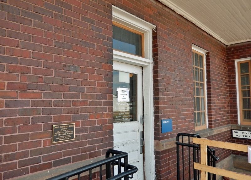Great Northern Depot Marker. Click for full size. Great Northern Depot Marker image. Click for full size.
