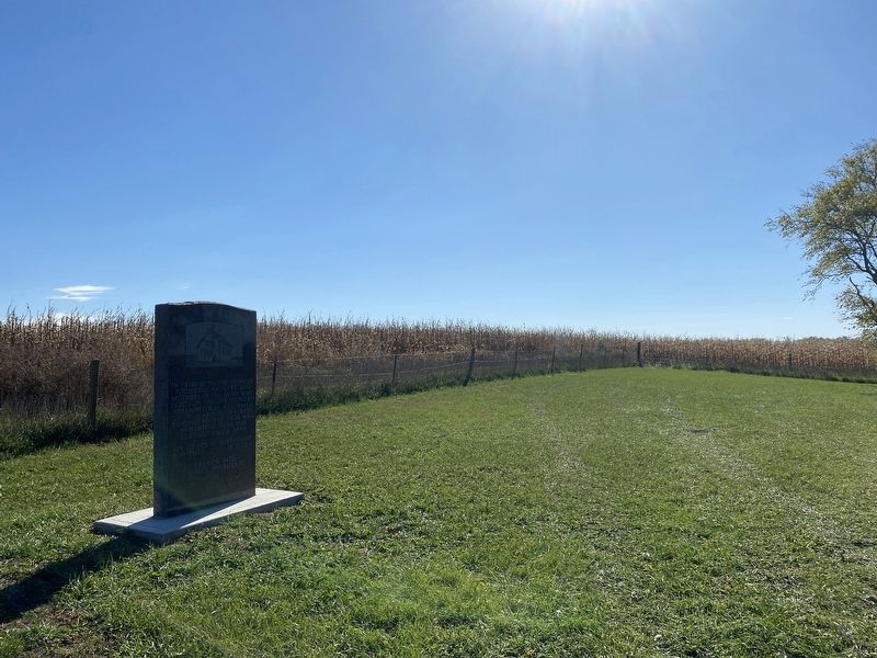 Johannesthal Reformed Church Marker, facing southeast. Click for full size. Johannesthal Reformed Church Marker, facing southeast image. Click for full size.