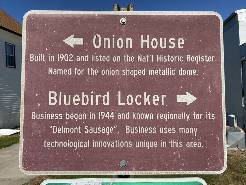 Onion House / Bluebird Locker Marker image. Click for full size.
