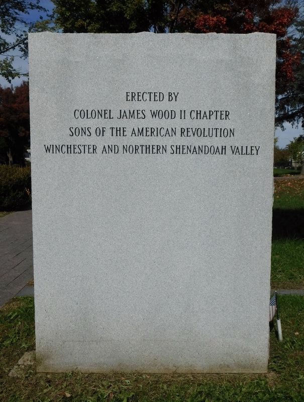 Revolutionary War Patriots Marker (Rear). Click for full size. Revolutionary War Patriots Marker (Rear) image. Click for full size.