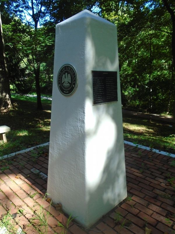 Louisiana Medal of Honor Recipients Memorial Obelisk image. Click for full size.