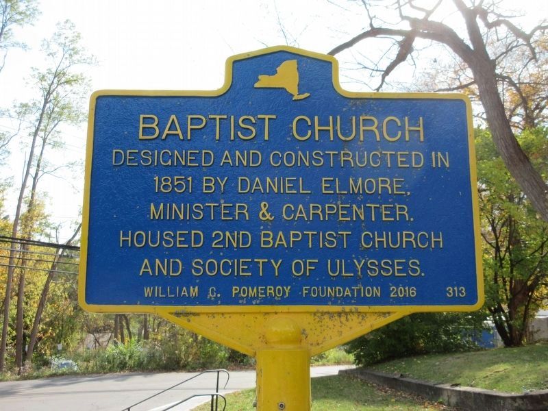 Baptist Church Marker. Click for full size. Baptist Church Marker image. Click for full size.