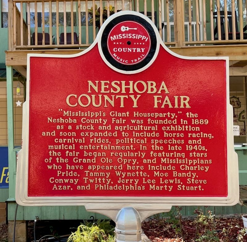 Neshoba County Fair Marker image. Click for full size.