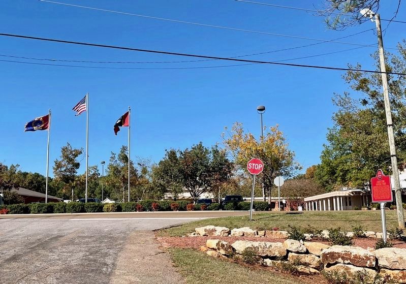 Choctaw Indian Fair Marker near the Choctaw Indian Tribal Headquarters. image. Click for full size.