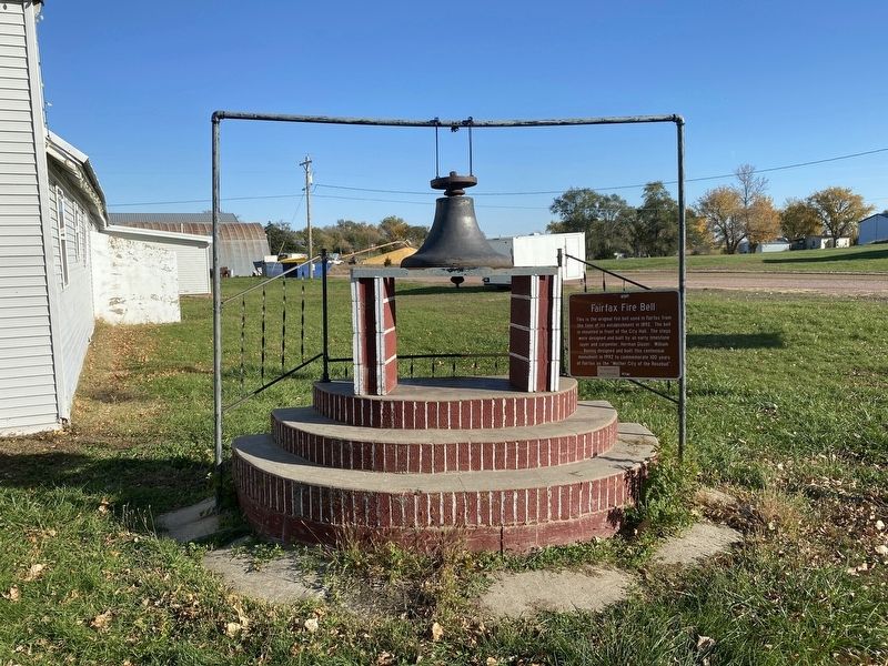 Fairfax Fire Bell, Marker, and Monument Steps image. Click for full size.
