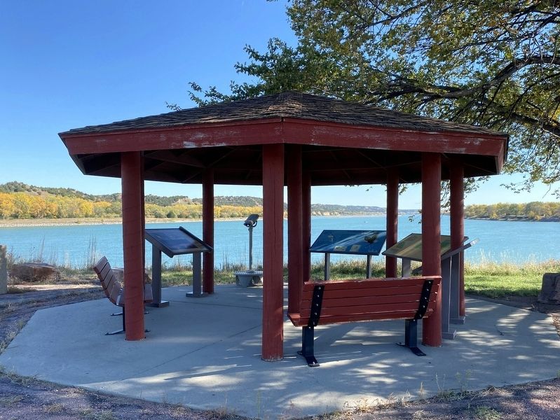 A Gathering Place for Eagles Marker image. Click for full size.