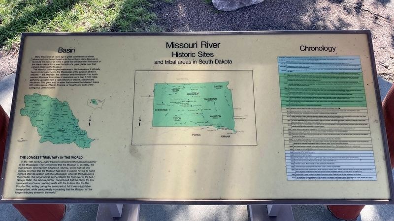 Missouri River Marker image. Click for full size.