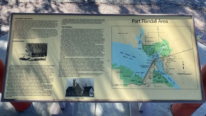Fort Randall Area Marker image. Click for full size.