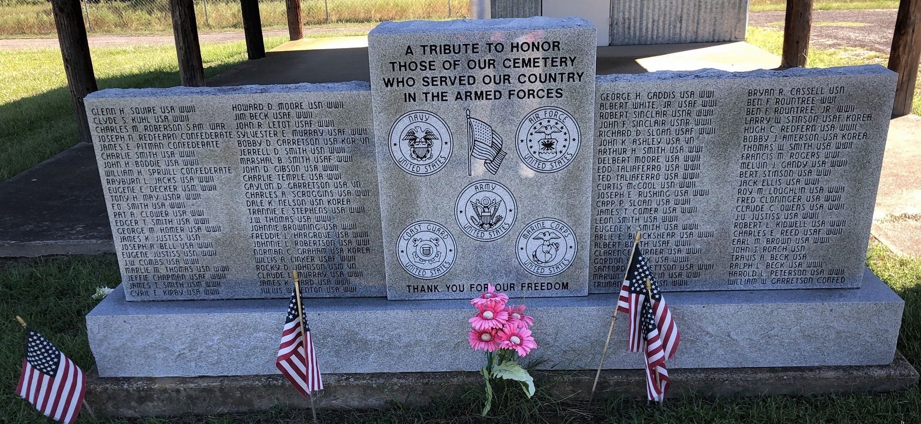 Winfield Cemetery Veterans Memorial image. Click for full size.
