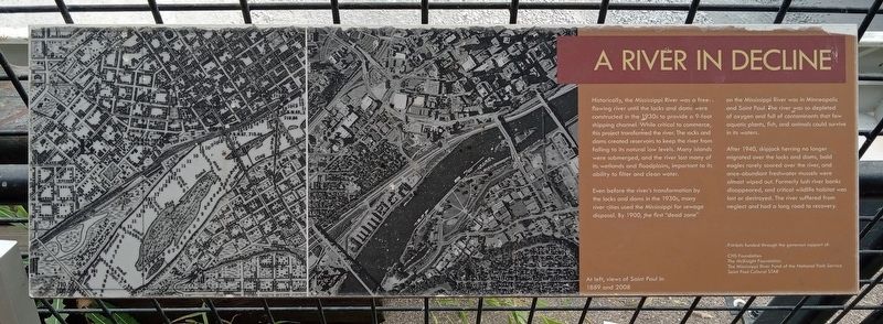 A River in Decline Marker. Click for full size. A River in Decline Marker image. Click for full size.