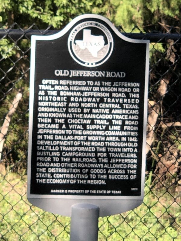 Old Jefferson Road Marker image. Click for full size.