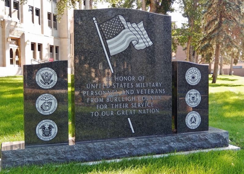 Burleigh County Veterans Memorial image. Click for full size.