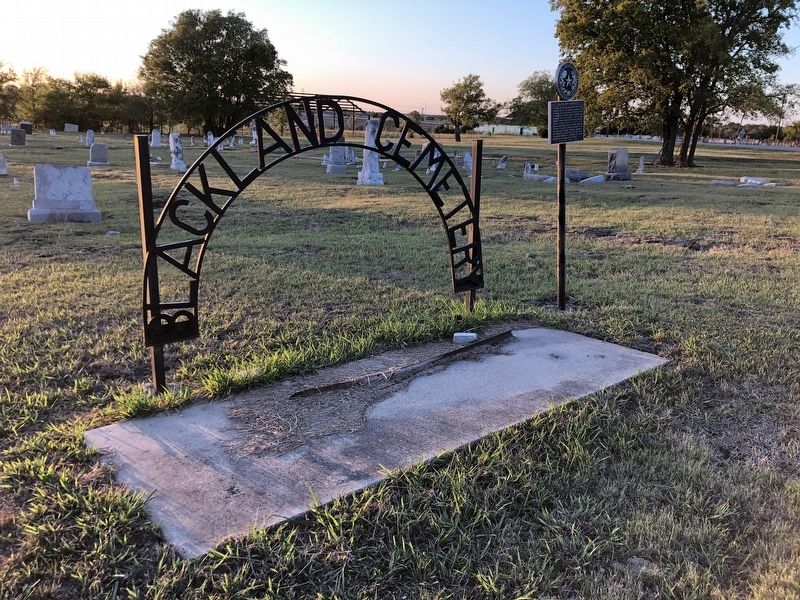 Blackland Cemetery Marker image. Click for full size.