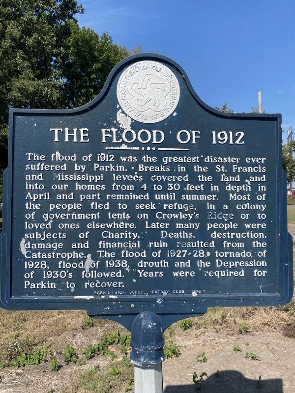 The Flood of 1912 Marker image. Click for full size.