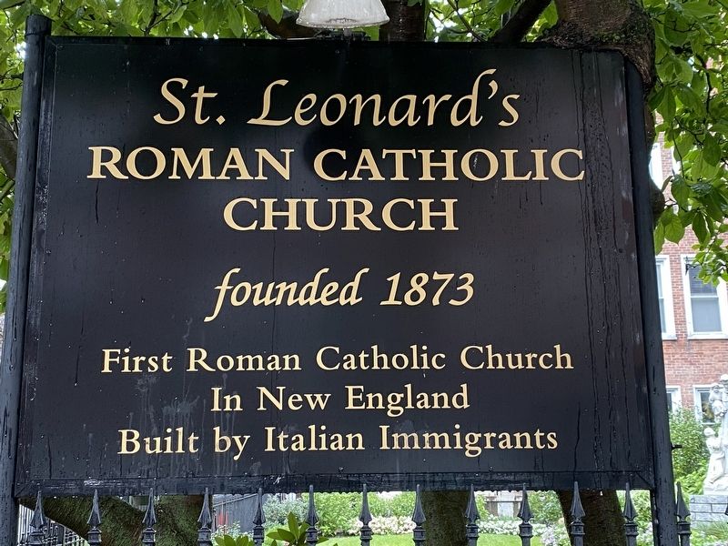 St. Leonard's Roman Catholic Church Marker image. Click for full size.