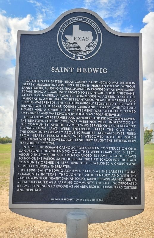 Saint Hedwig Marker image. Click for full size.